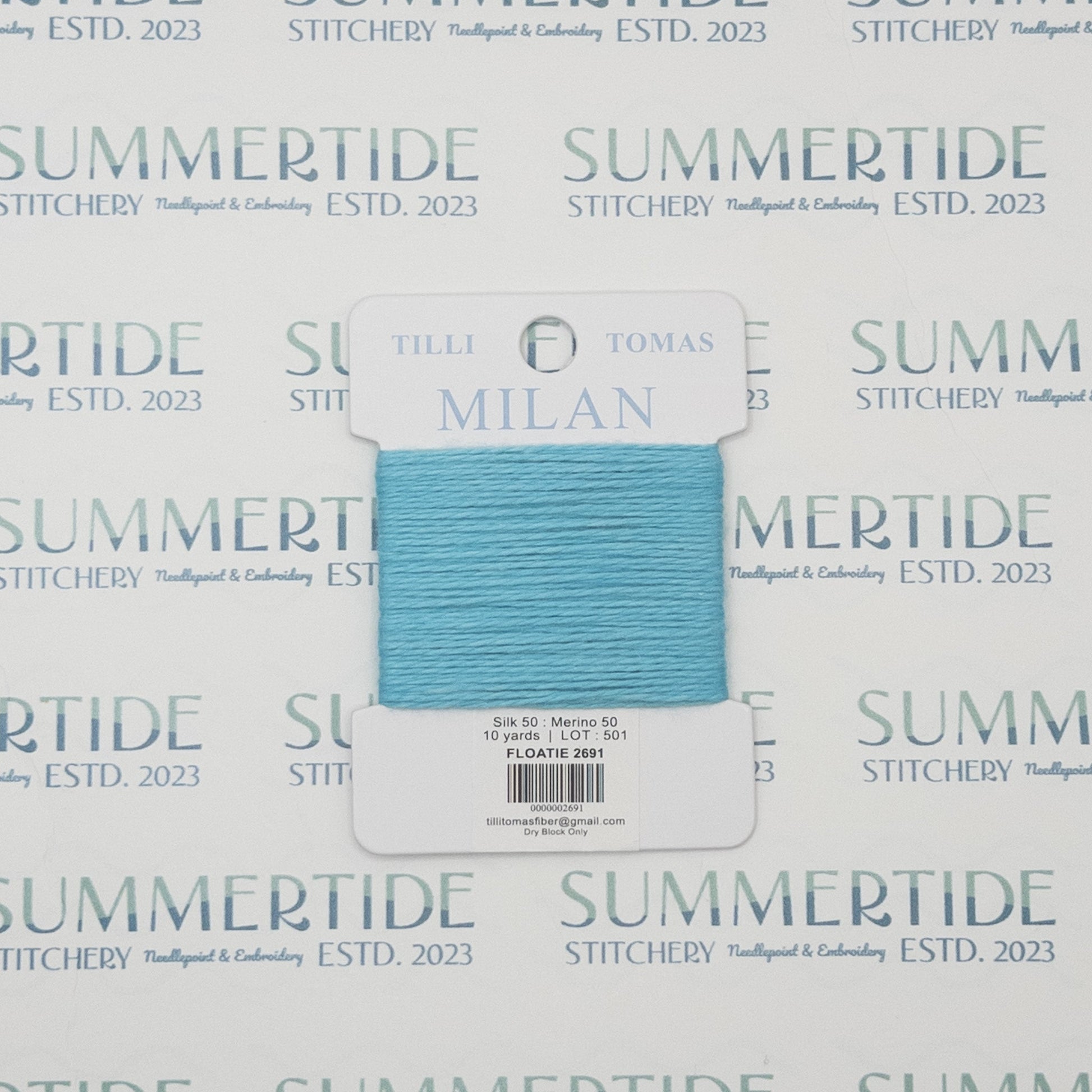 Tilli Tomas Milan Card 2691 Floatie - Summertide Stitchery - Planet Earth Fibers