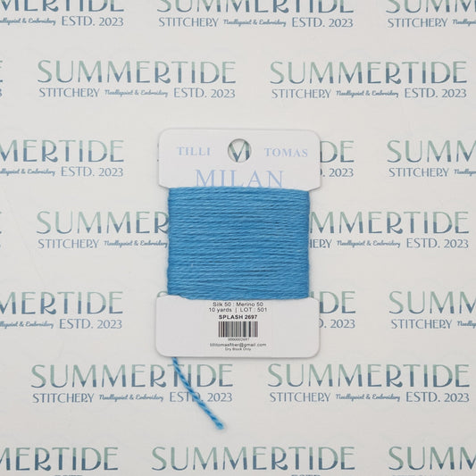 Tilli Tomas Milan Card 2697 Splash - Summertide Stitchery - Planet Earth Fibers