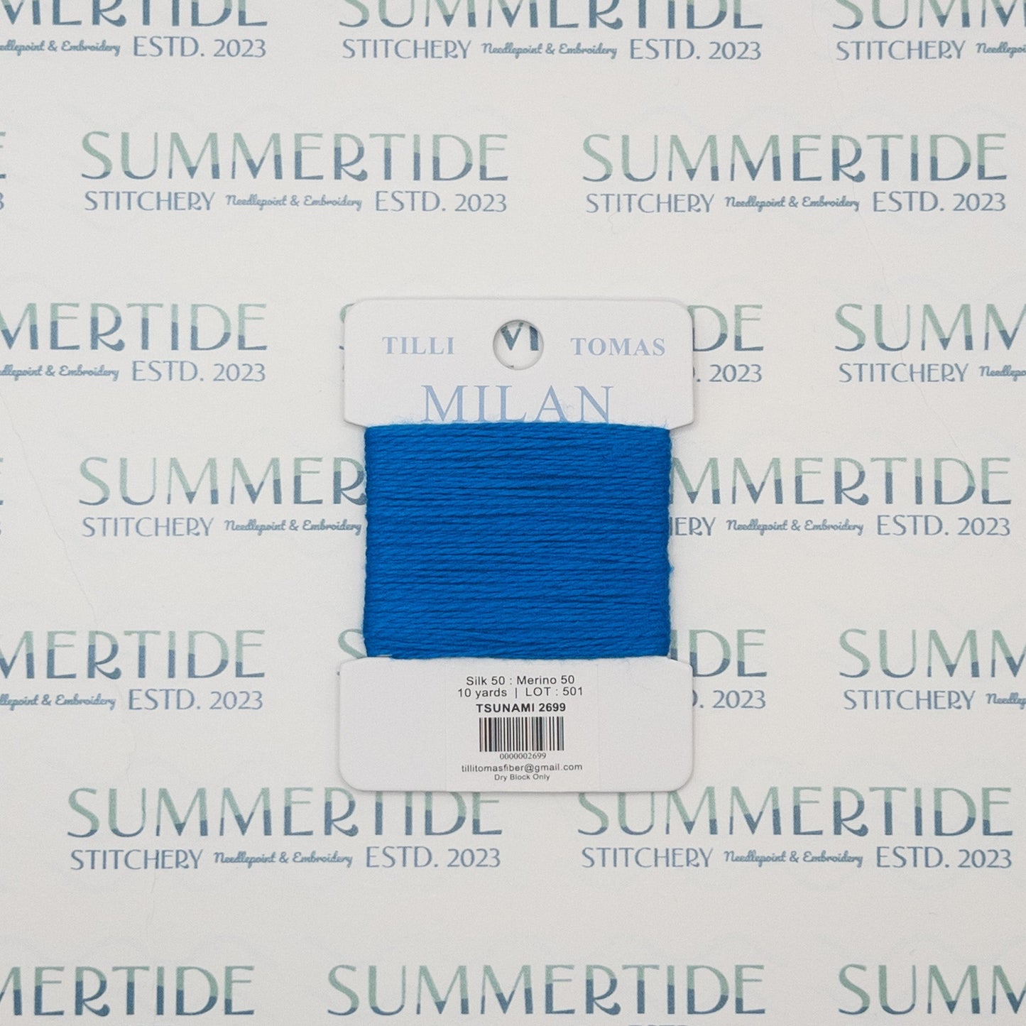 Tilli Tomas Milan Card 2699 Tsunami - Summertide Stitchery - Planet Earth Fibers