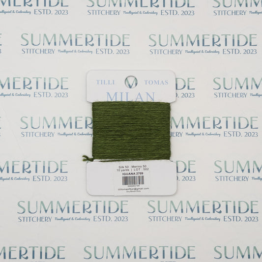 Tilli Tomas Milan Card 2709 Iguana - Summertide Stitchery - Planet Earth Fibers