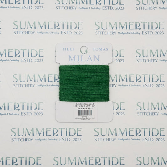 Tilli Tomas Milan Card 2715 Hillside - Summertide Stitchery - Planet Earth Fibers