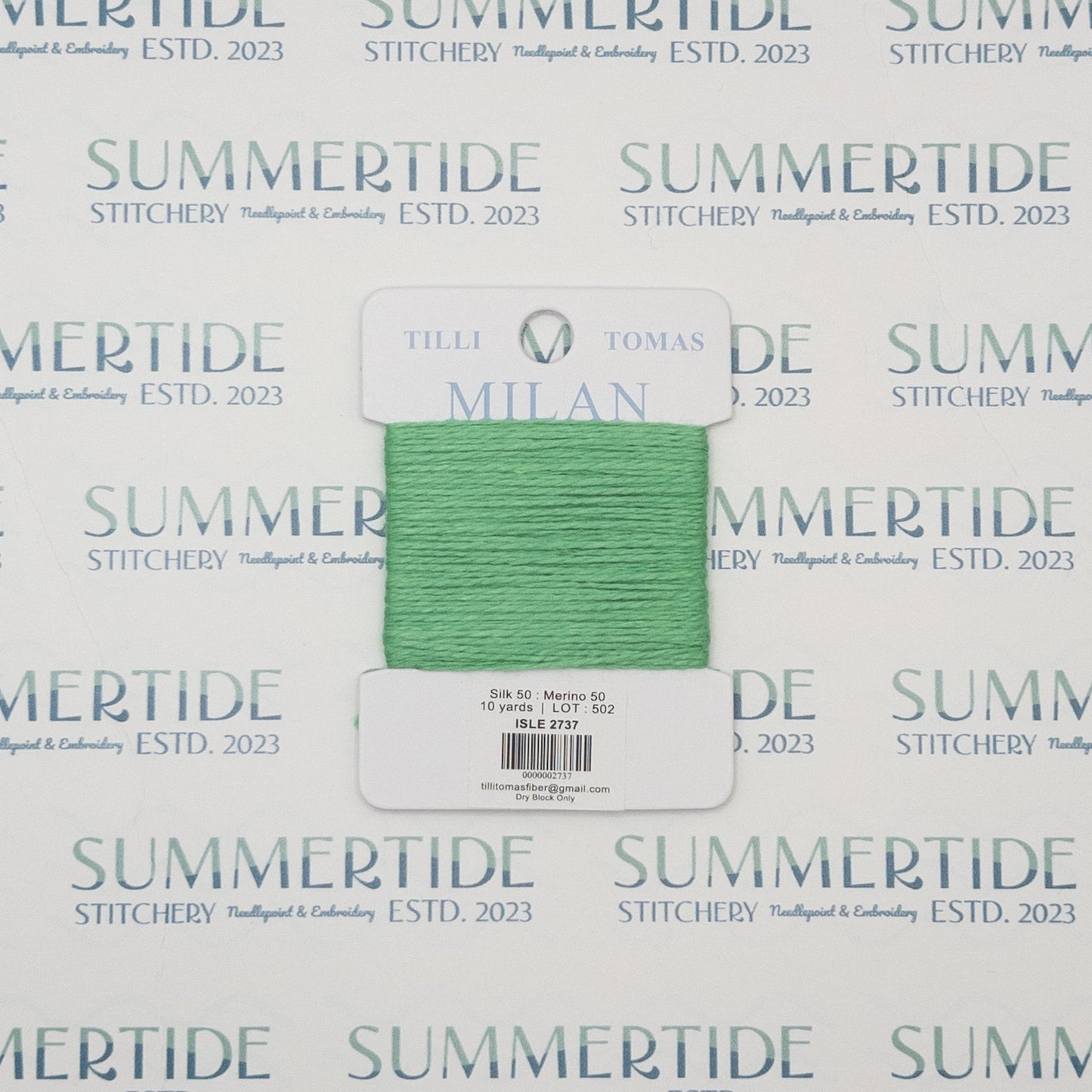 Tilli Tomas Milan Card 2737 Isle - Summertide Stitchery - Planet Earth Fibers