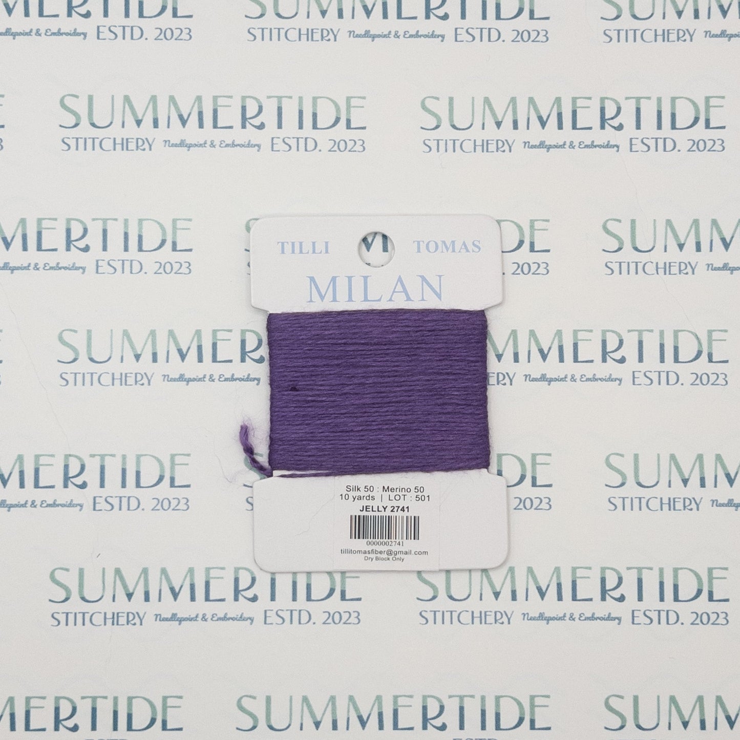 Tilli Tomas Milan Card 2741 Jelly - Summertide Stitchery - Planet Earth Fibers