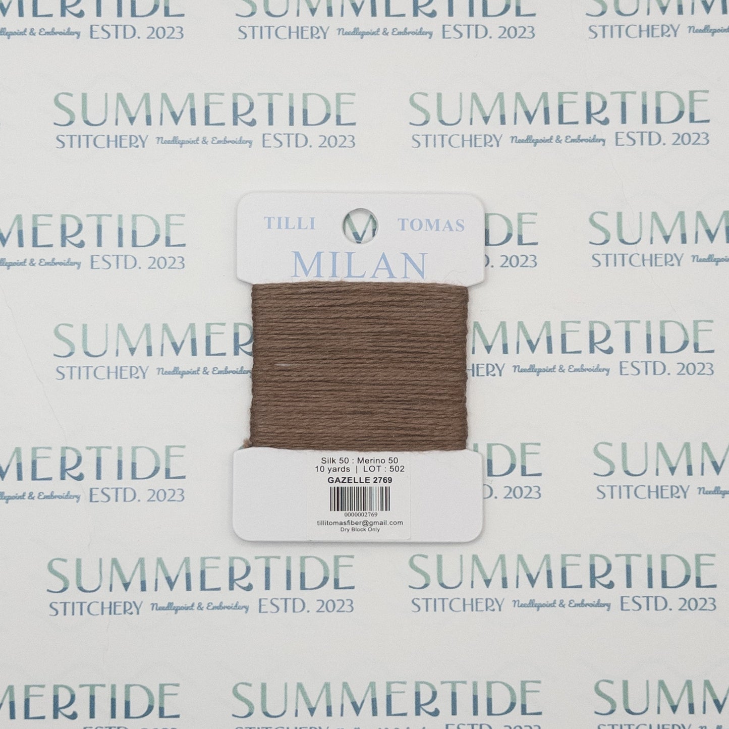 Tilli Tomas Milan Card 2769 Gazelle - Summertide Stitchery - Planet Earth Fibers