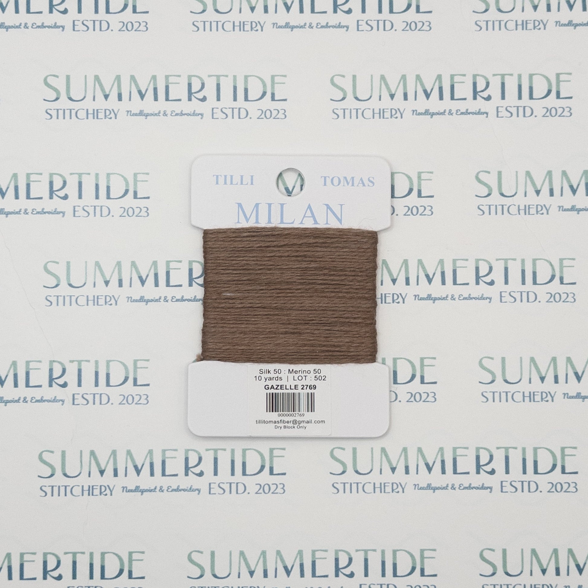 Tilli Tomas Milan Card 2769 Gazelle - Summertide Stitchery - Planet Earth Fibers