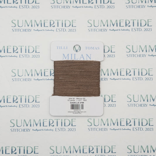 Tilli Tomas Milan Card 2769 Gazelle - Summertide Stitchery - Planet Earth Fibers