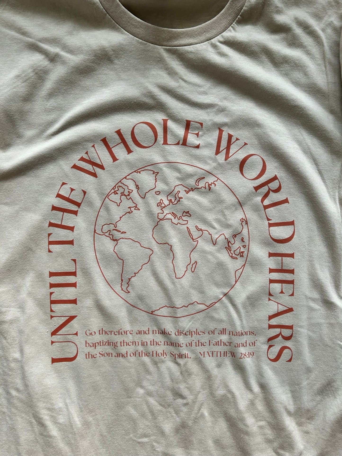 Until The Whole World Hears T-Shirt - Summertide Stitchery - Summertide Stitchery