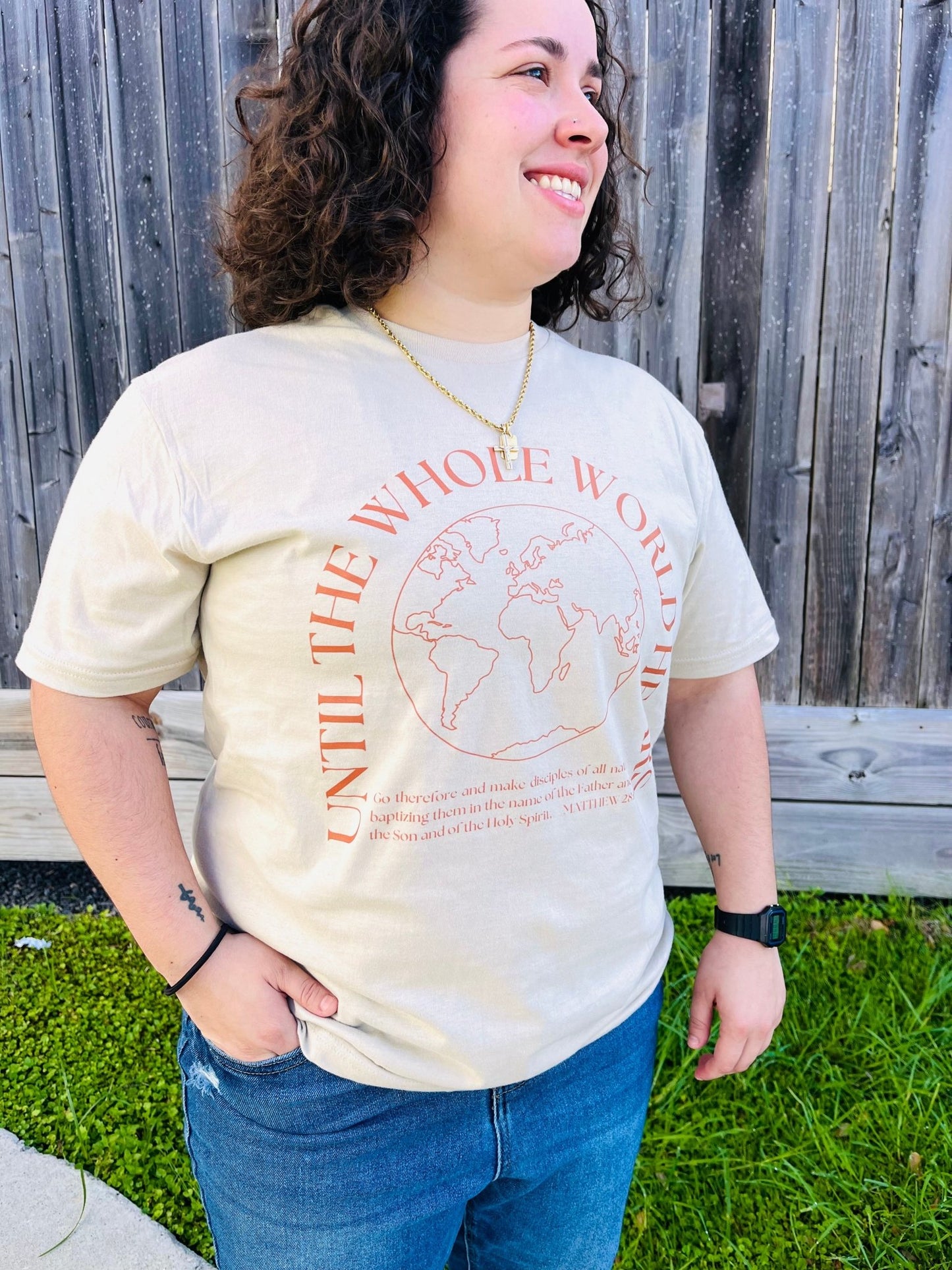 Until The Whole World Hears T-Shirt - Summertide Stitchery - Summertide Stitchery