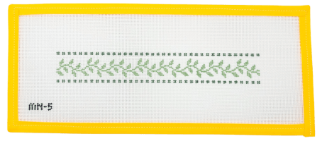 Vines Fob Needlepoint Canvas - Summertide Stitchery - Maura Nolan Designs