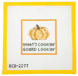 What's Cookin' Gourd Needlepoint Canvas - Summertide Stitchery - KCN Designs