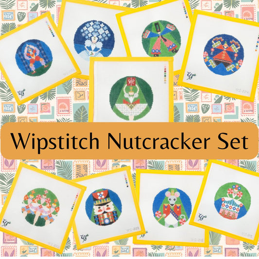 Wipstitch Nutcracker Club Needlepoint Canvas Set - Summertide Stitchery - Wipstitch Needleworks