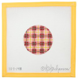 Christmas Plaid Round - Summertide Stitchery - Kate Dickerson