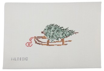 Christmas Tree Sled - Summertide Stitchery - With Love by Bug