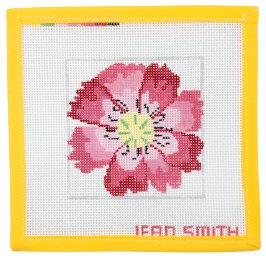 Dazzle Flower Coaster - Summertide Stitchery - Jean Smith