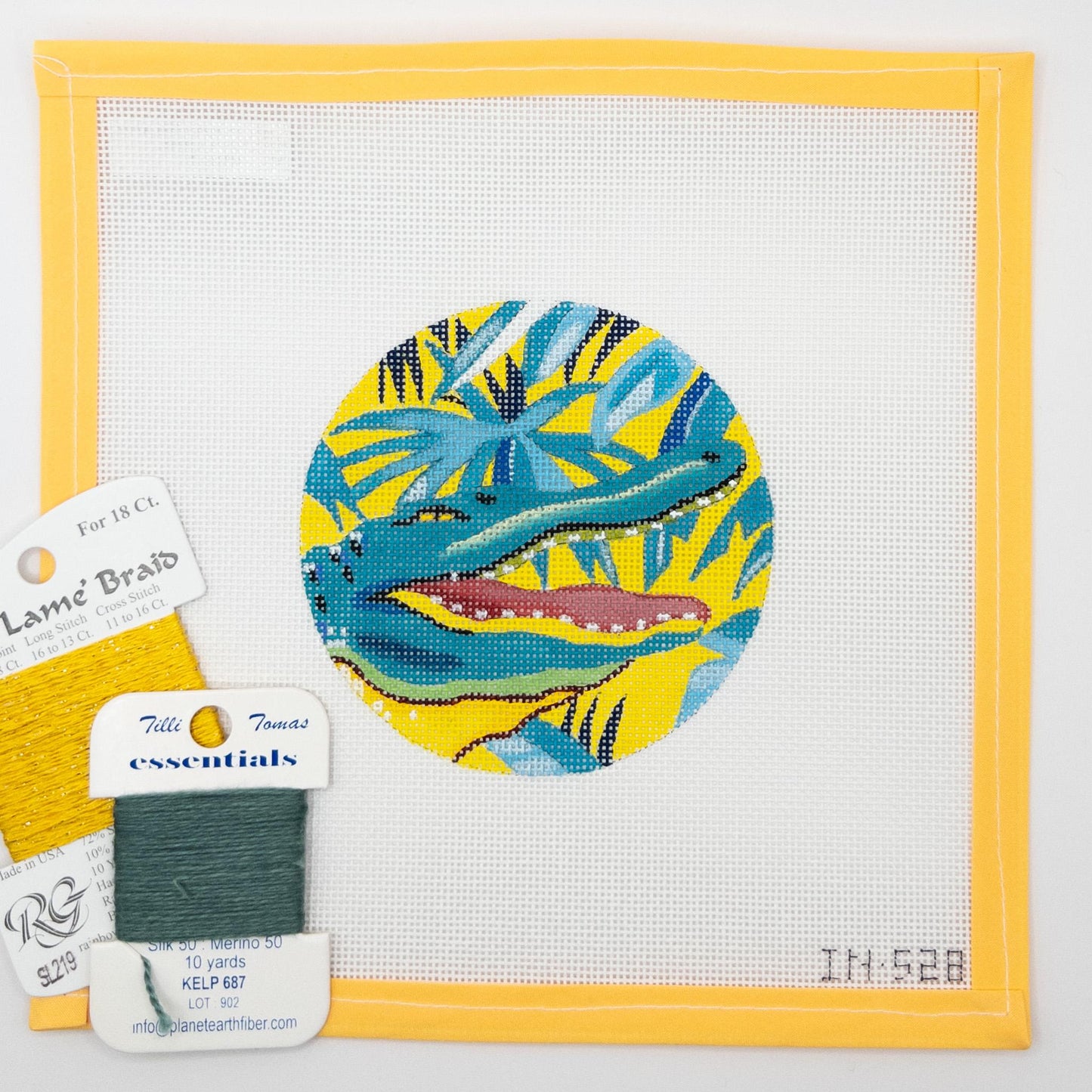 Gator Round - Summertide Stitchery - Colors of Praise