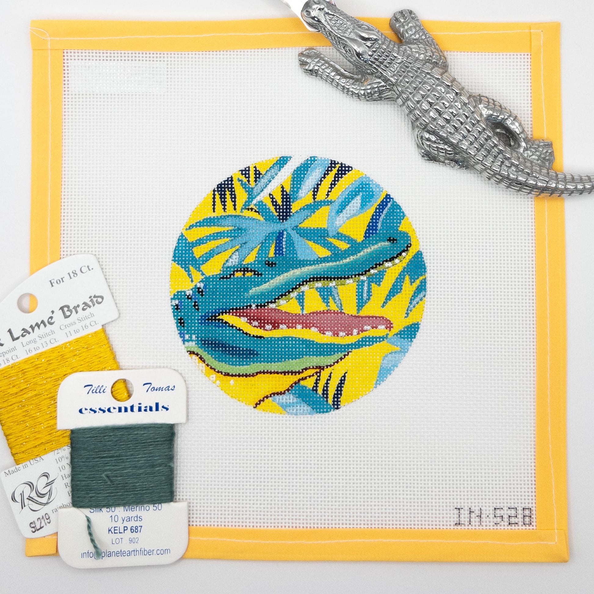 Gator Round - Summertide Stitchery - Colors of Praise