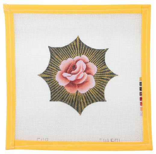 Golden Sunburst Rose - Summertide Stitchery - Colors of Praise