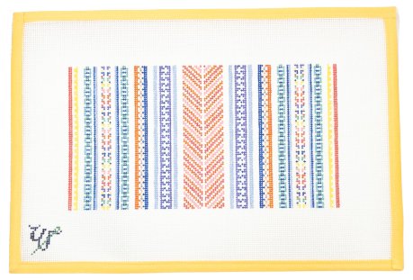Guayabera Clutch - Multicolor - Summertide Stitchery - Wipstitch Needleworks