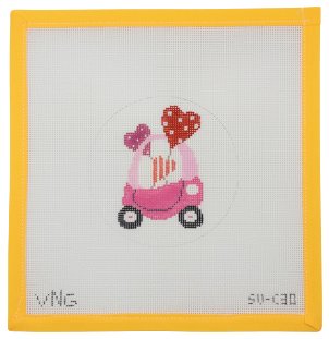 Little Tykes Valentines Cozy Coupe - Summertide Stitchery - VNG Canvas
