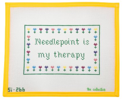 Needlepoint Is My Therapy - Summertide Stitchery - The Collection Designs