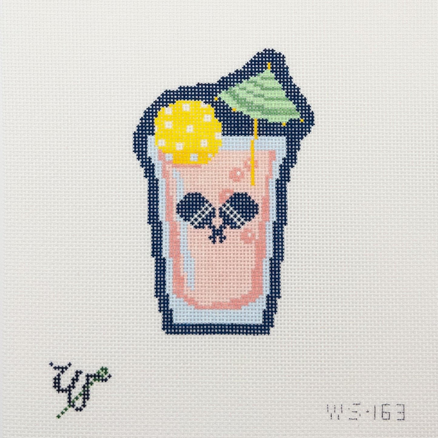 Pickleball Cocktail - Summertide Stitchery - Wipstitch Needleworks