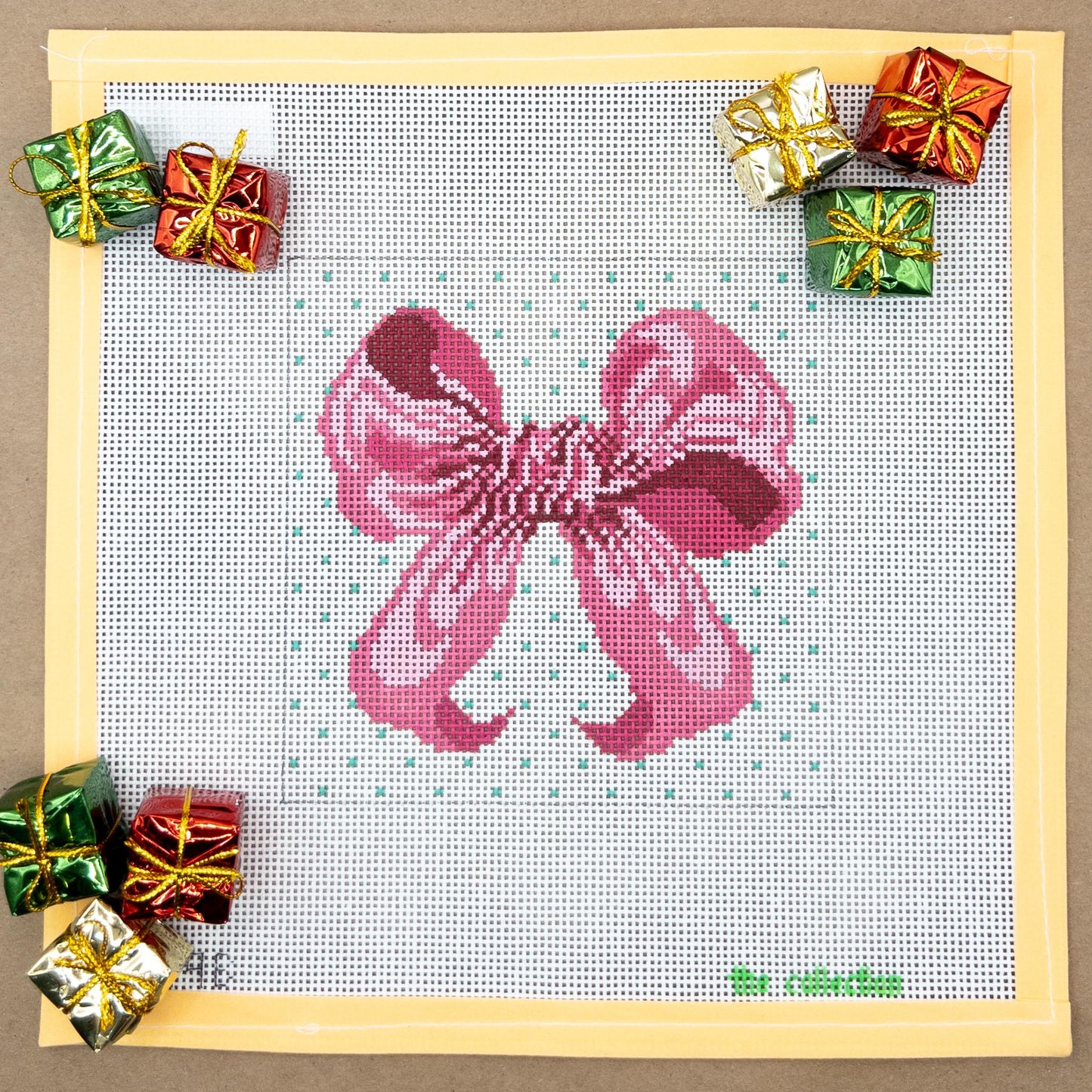 Pink Bow - Summertide Stitchery - The Collection Designs