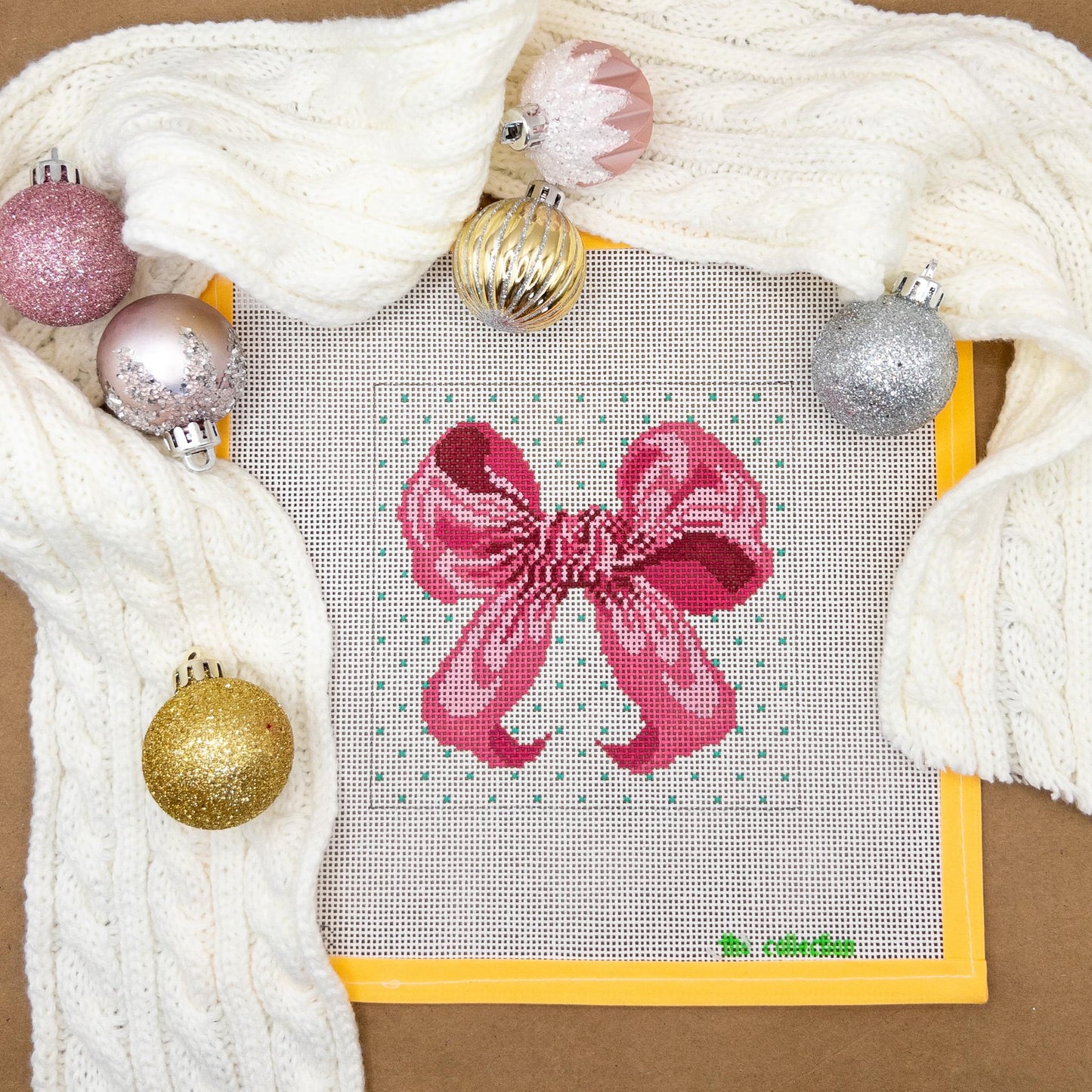 Pink Bow - Summertide Stitchery - The Collection Designs