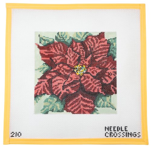Poinsettia Square - Summertide Stitchery - Needle Crossings