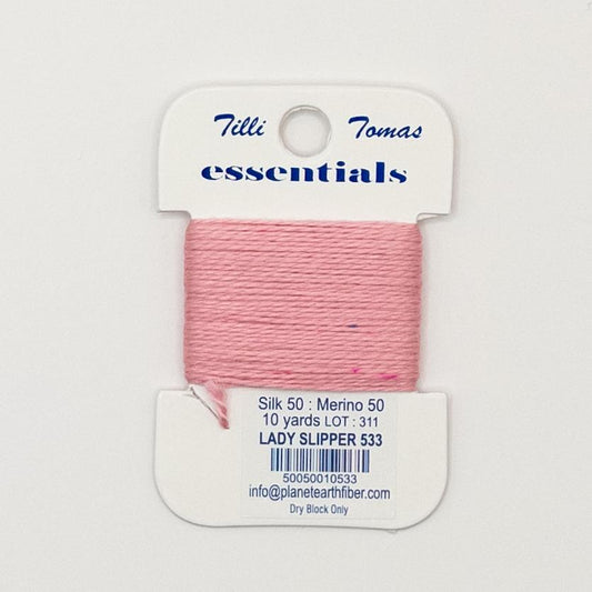 Tilli Thomas Essentials 533 Lady Slipper - Summertide Stitchery - Planet Earth Fibers