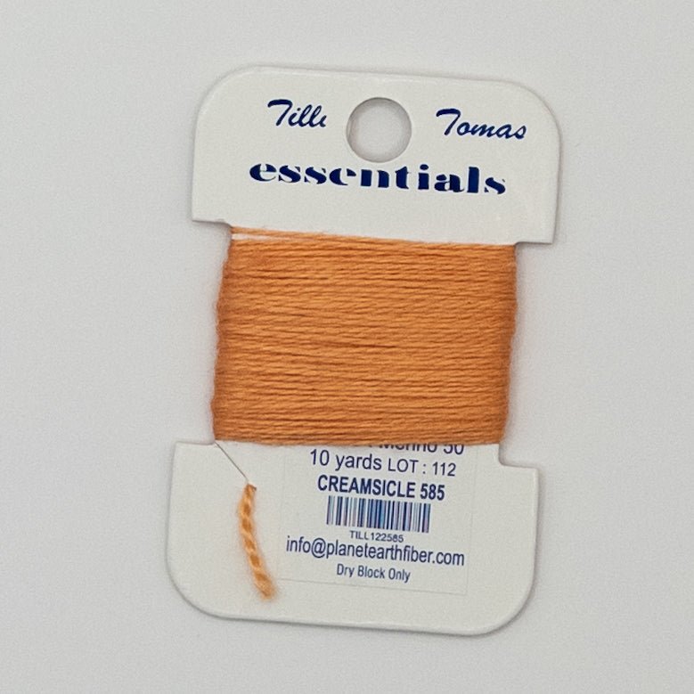 Tilli Thomas Essentials 585 Creamsicle - Summertide Stitchery - Planet Earth Fibers