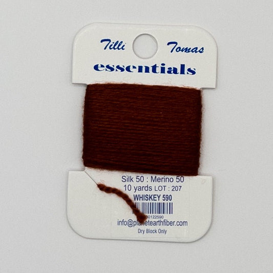 Tilli Thomas Essentials 590 Whiskey - Summertide Stitchery - Planet Earth Fibers