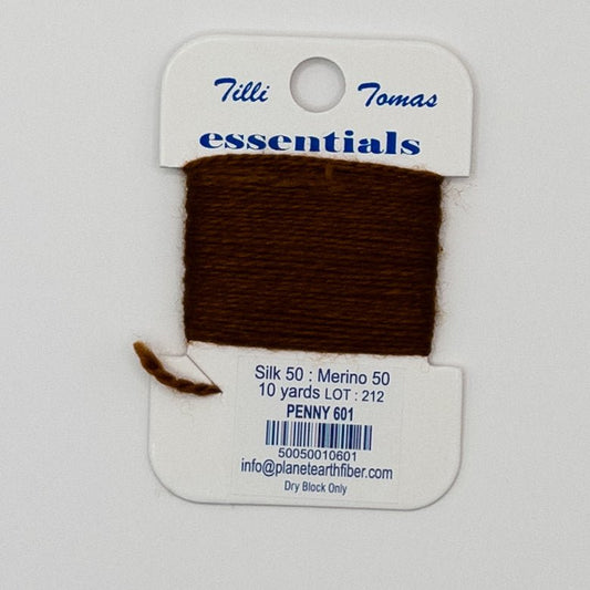 Tilli Thomas Essentials 601 Penny - Summertide Stitchery - Planet Earth Fibers