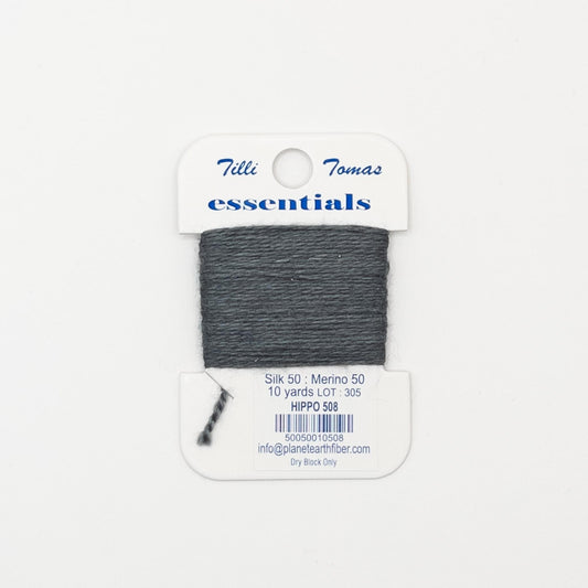 Tilli Tomas Essentials 508 Hippo - Summertide Stitchery - Planet Earth Fibers