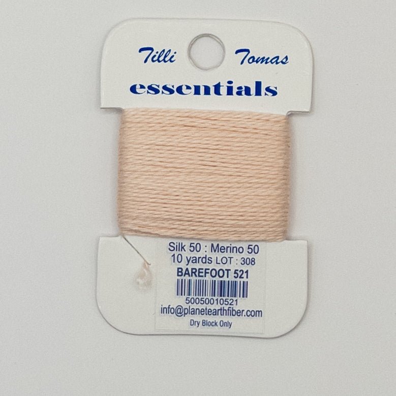 Tilli Tomas Essentials 521 Barefoot - Summertide Stitchery - Planet Earth Fibers