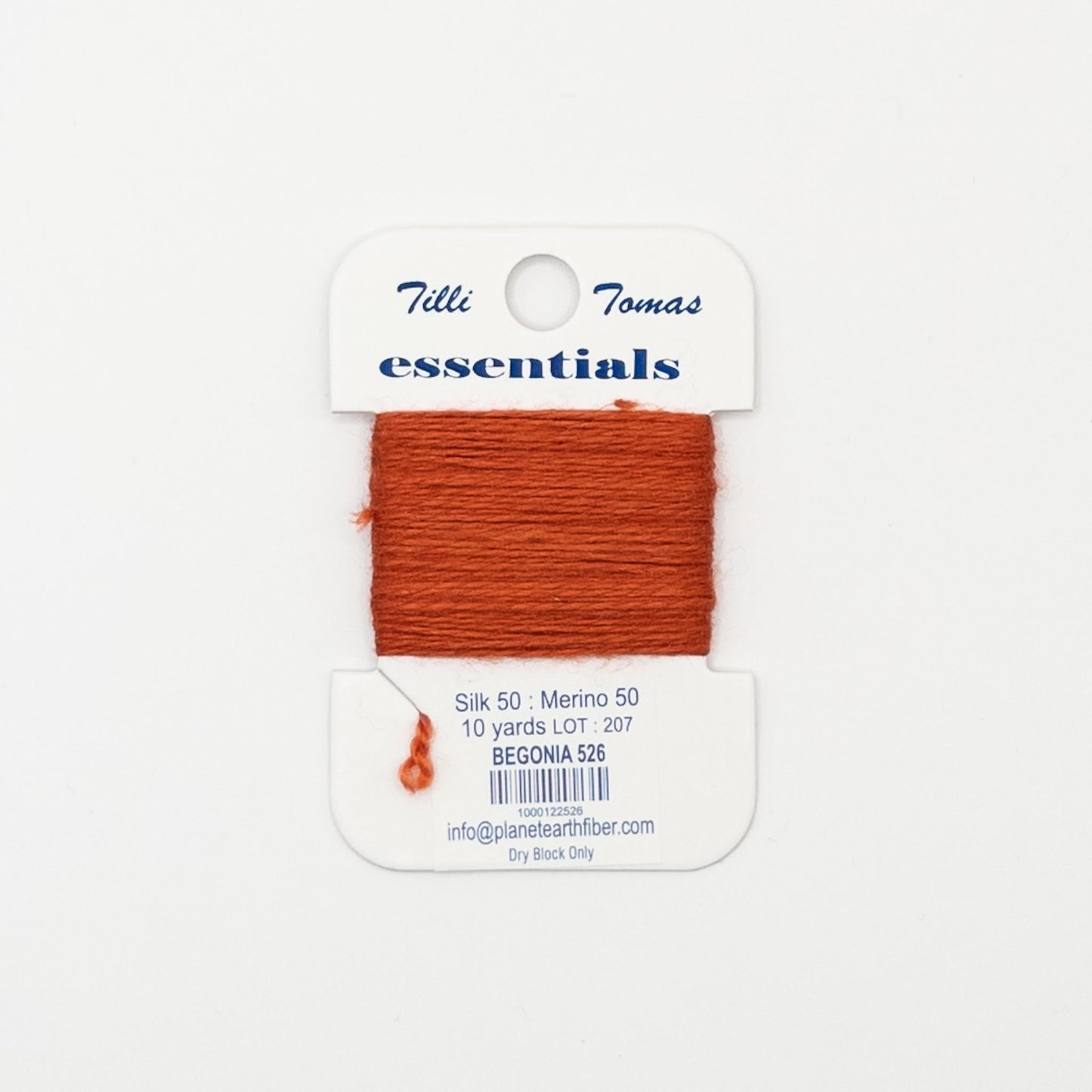 Tilli Tomas Essentials 526 Begonia - Summertide Stitchery - Planet Earth Fibers