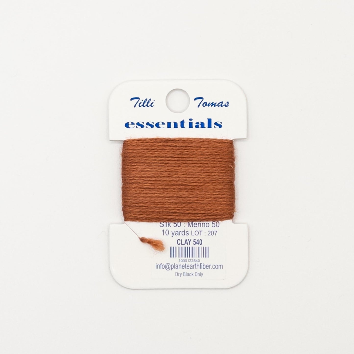 Tilli Tomas Essentials 540 Clay - Summertide Stitchery - Planet Earth Fibers