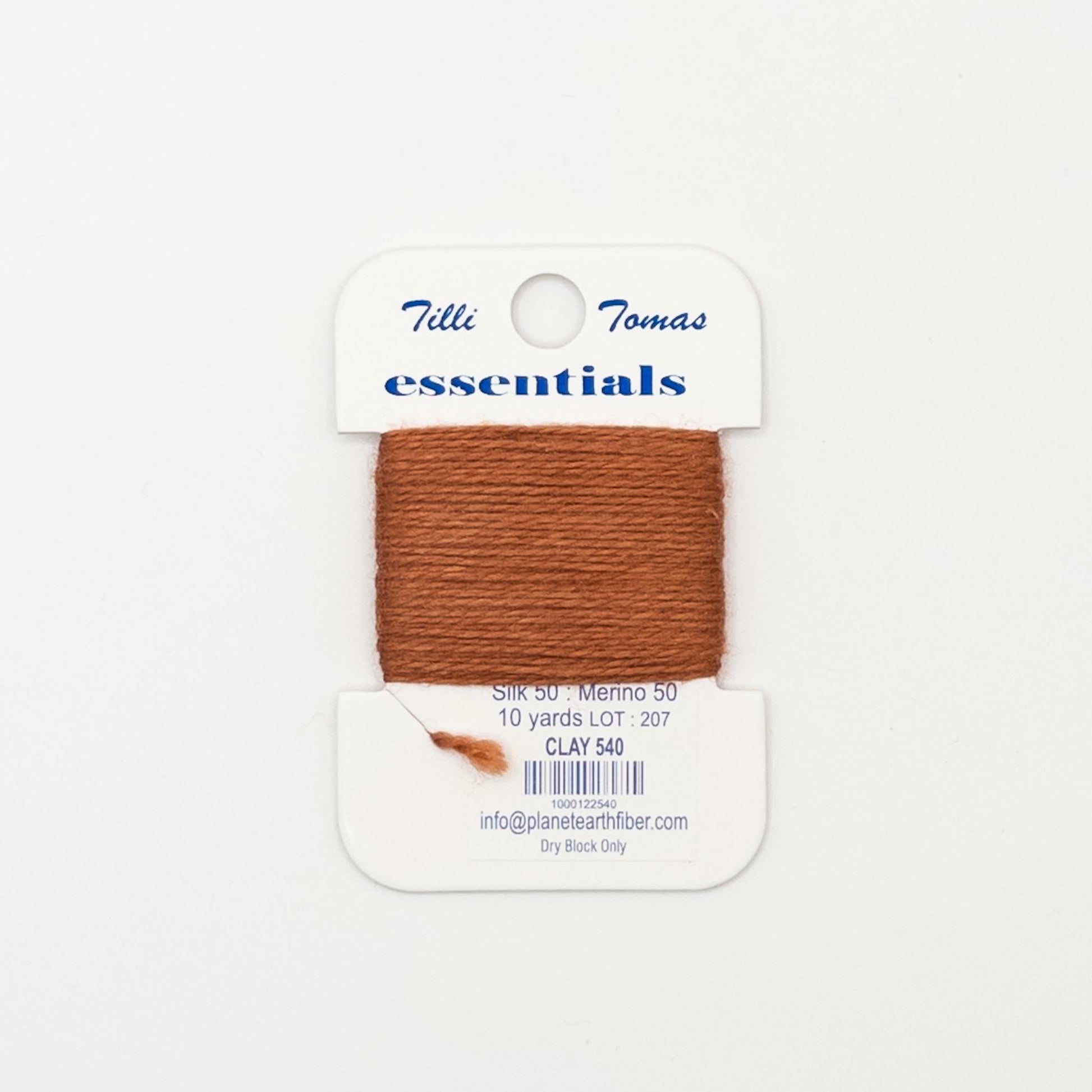 Tilli Tomas Essentials 540 Clay - Summertide Stitchery - Planet Earth Fibers