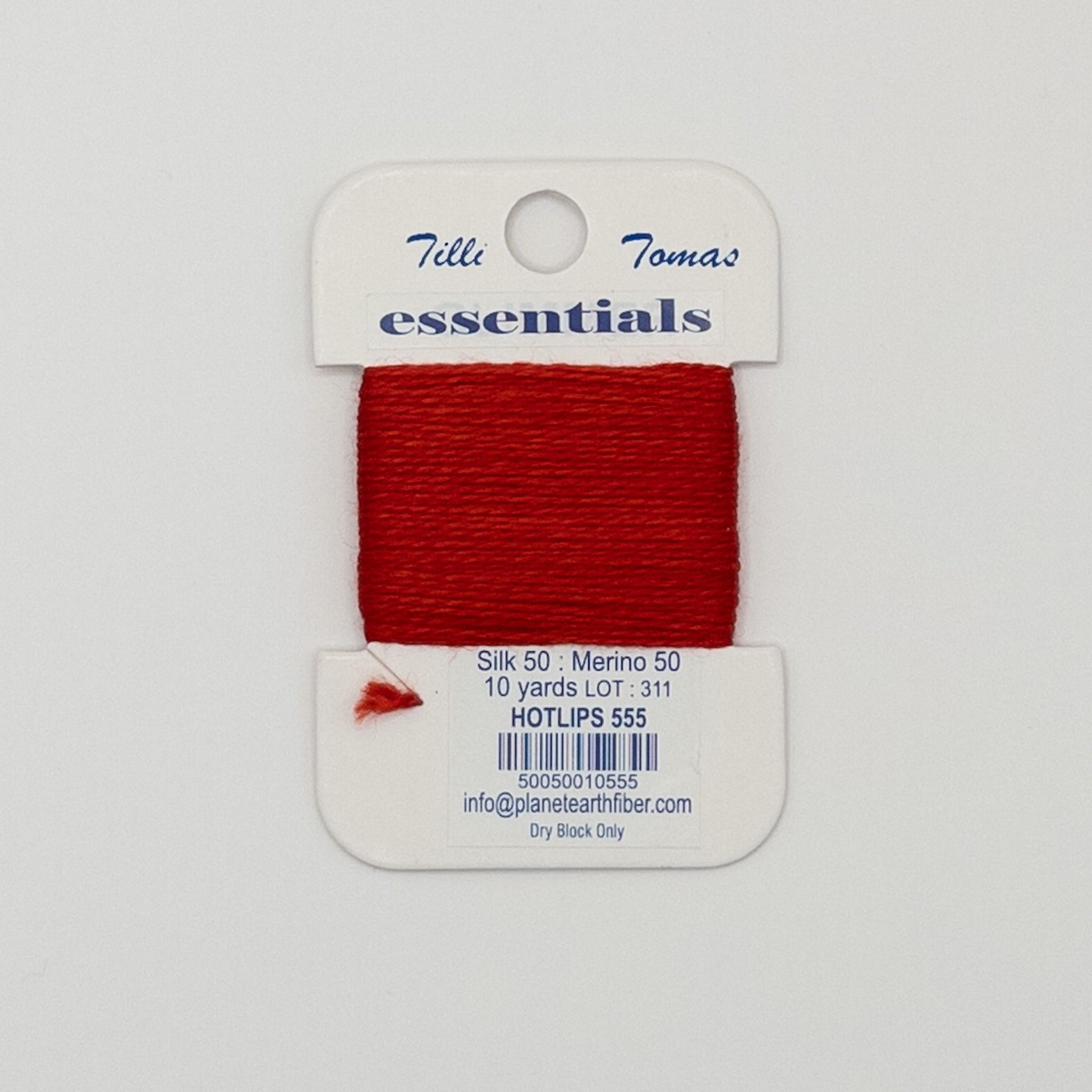 Tilli Tomas Essentials 555 Hot Lips - Summertide Stitchery - Planet Earth Fibers