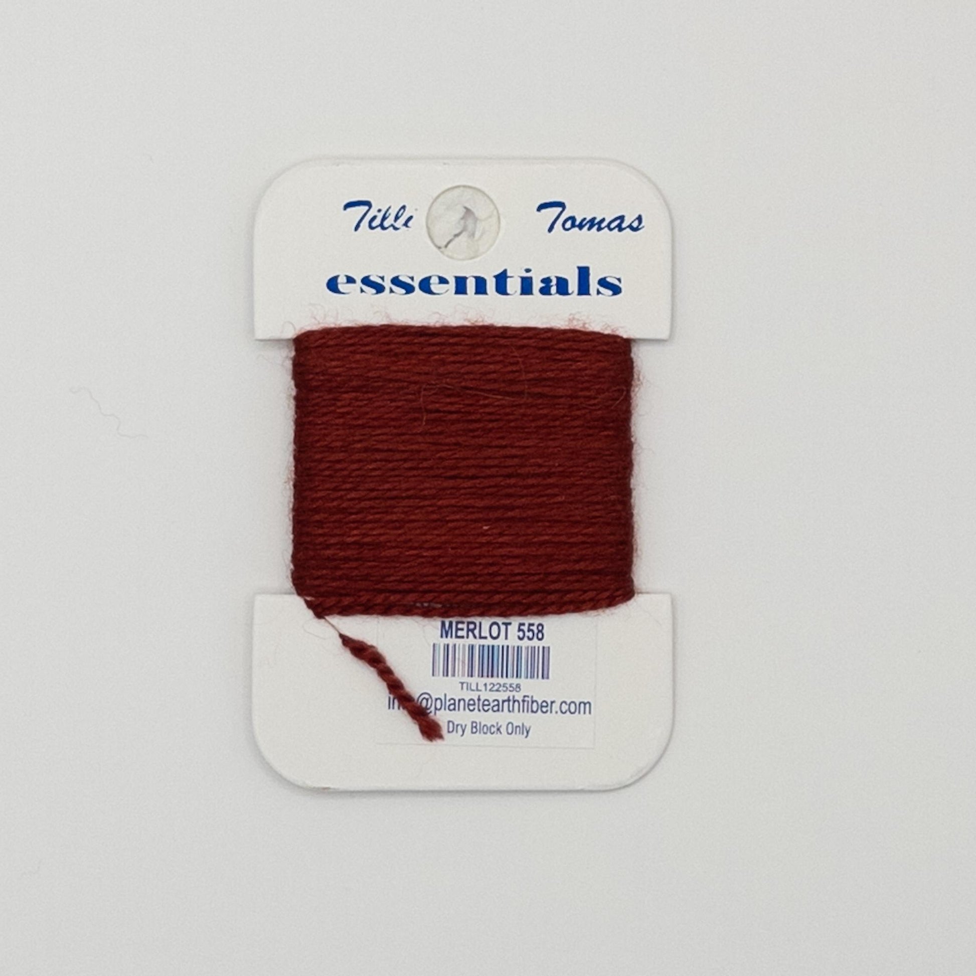 Tilli Tomas Essentials 558 Merlot - Summertide Stitchery - Planet Earth Fibers