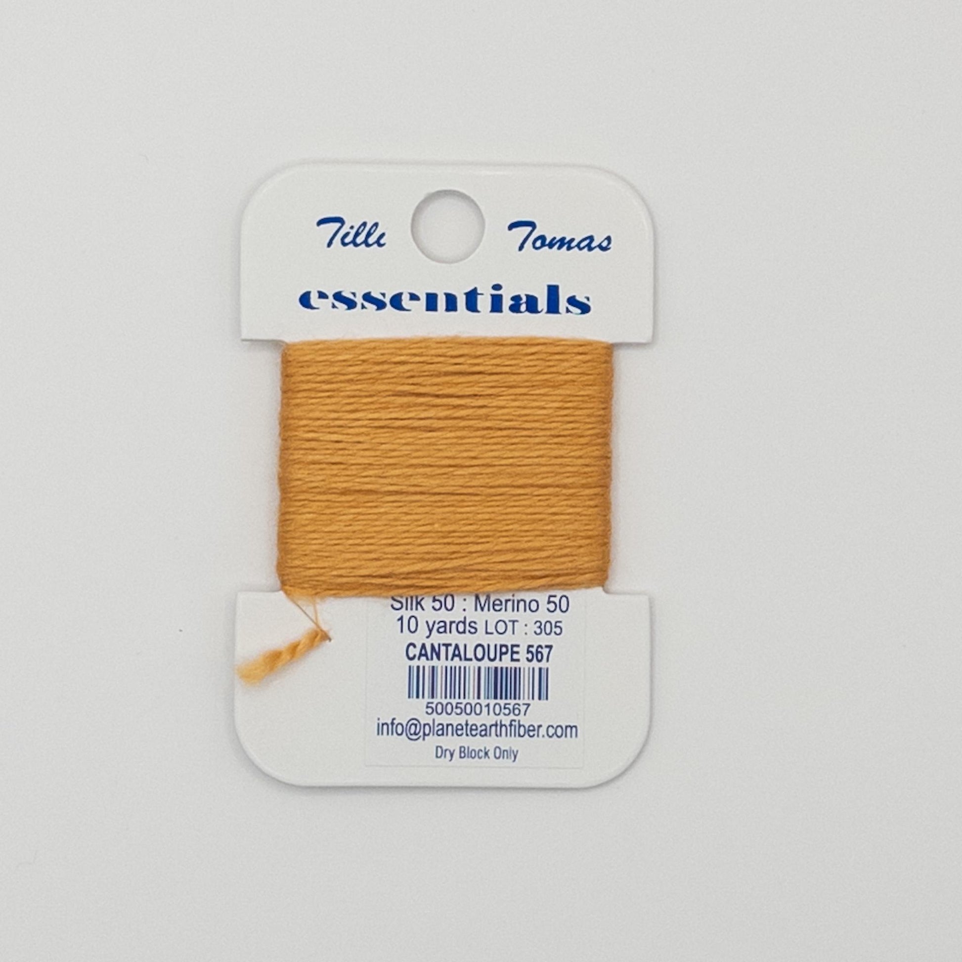 Tilli Tomas Essentials 567 Cantaloupe - Summertide Stitchery - Planet Earth Fibers