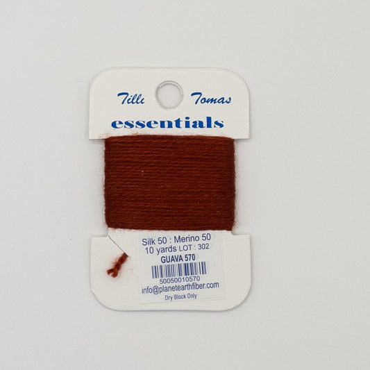 Tilli Tomas Essentials 570 Guava - Summertide Stitchery - Planet Earth Fibers