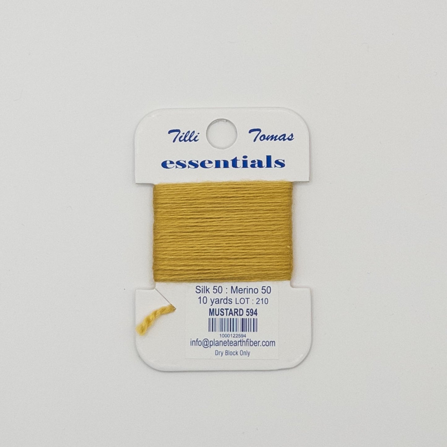 Tilli Tomas Essentials 594 Mustard - Summertide Stitchery - Planet Earth Fibers