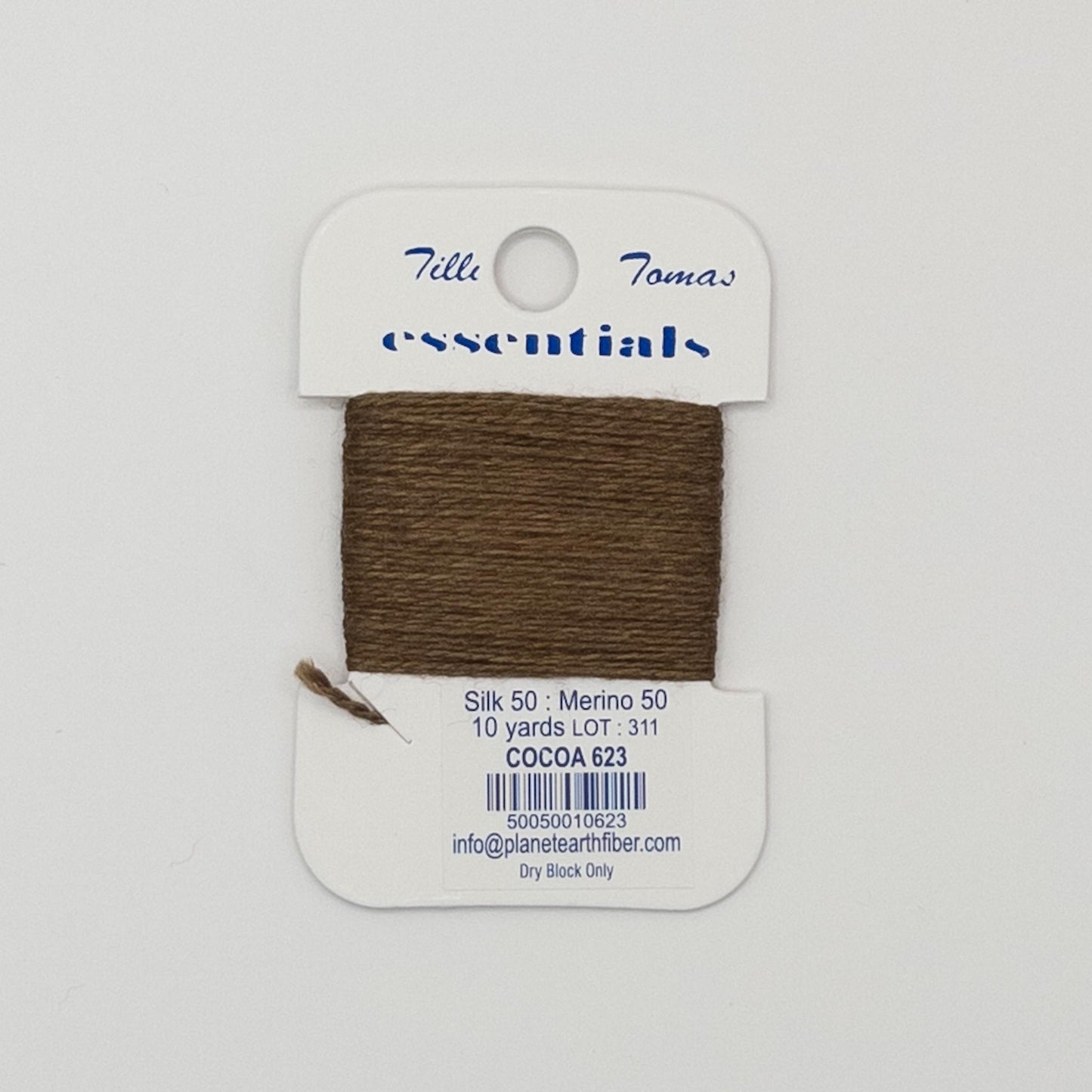 Tilli Tomas Essentials 623 Cocoa - Summertide Stitchery - Planet Earth Fibers