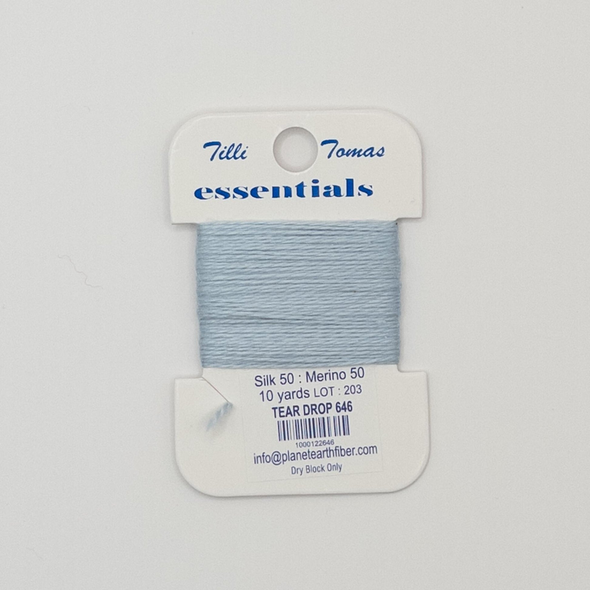 Tilli Tomas Essentials 646 Tear Drop - Summertide Stitchery - Planet Earth Fibers