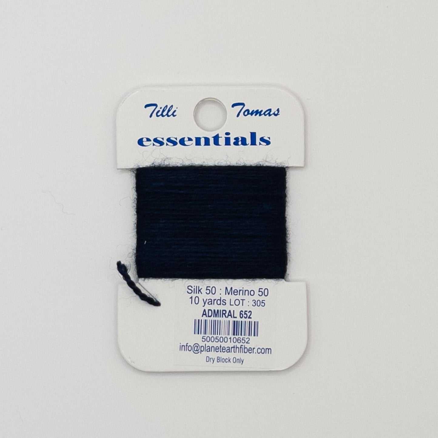 Tilli Tomas Essentials 652 Admiral - Summertide Stitchery - Planet Earth Fibers