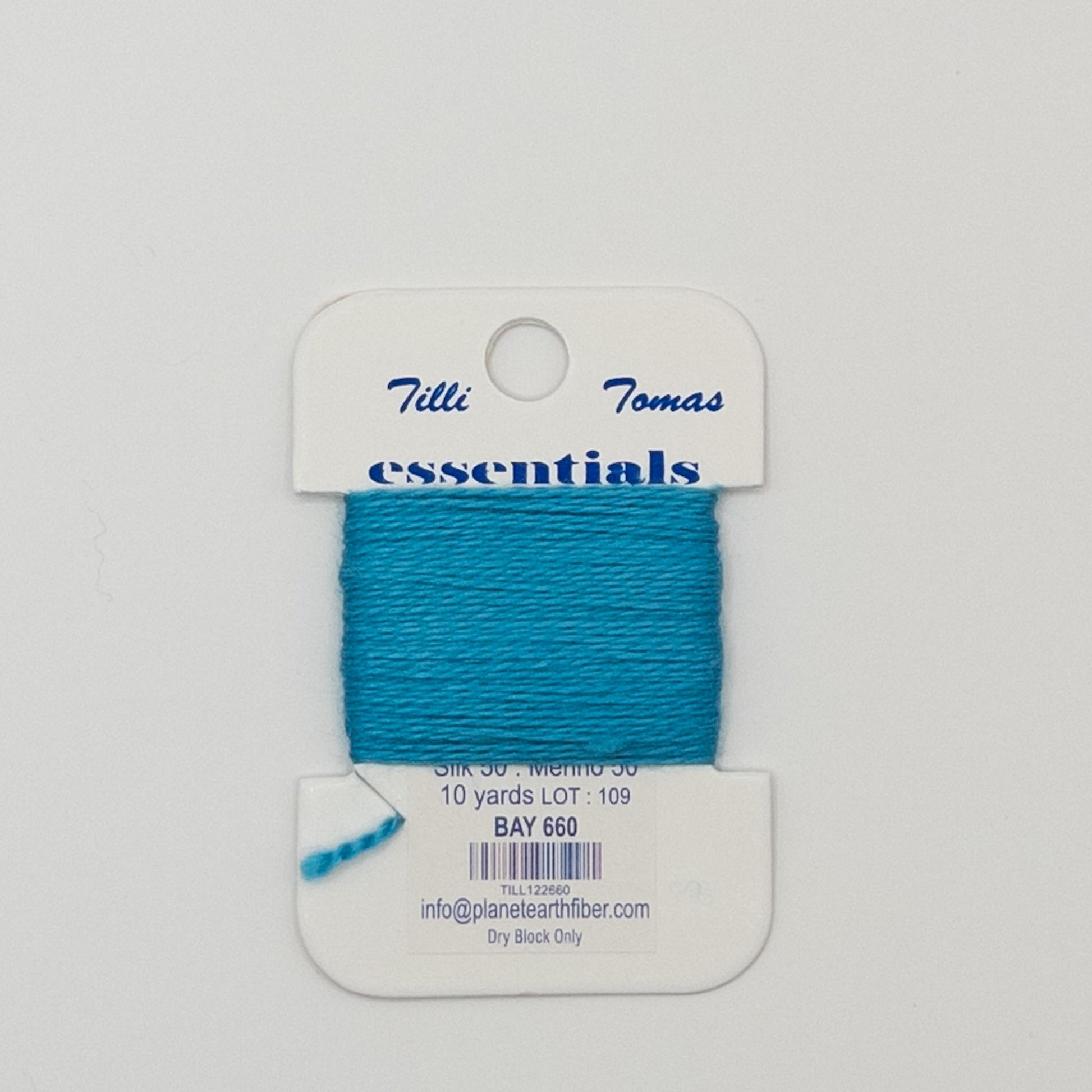 Tilli Tomas Essentials 660 Bay - Summertide Stitchery - Planet Earth Fibers