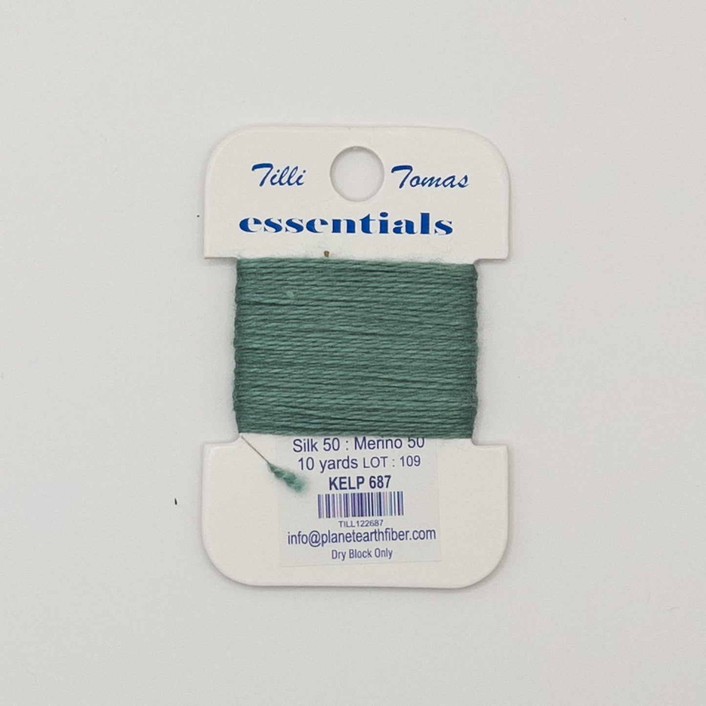 Tilli Tomas Essentials 687 Kelp - Summertide Stitchery - Planet Earth Fibers