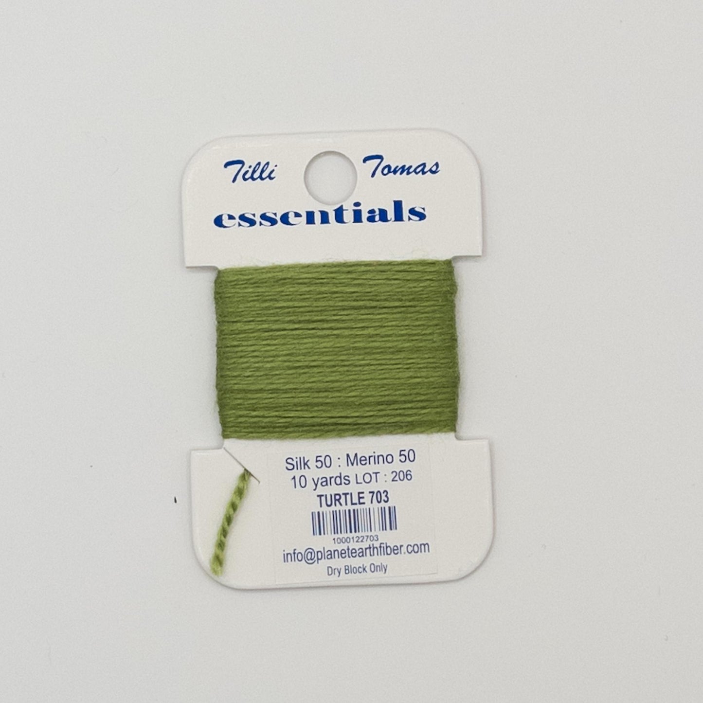 Tilli Tomas Essentials 703 Turtle - Summertide Stitchery - Planet Earth Fibers