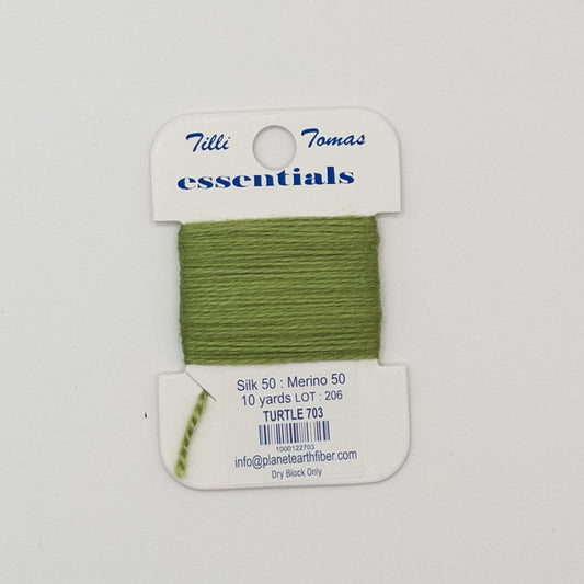 Tilli Tomas Essentials 703 Turtle - Summertide Stitchery - Planet Earth Fibers