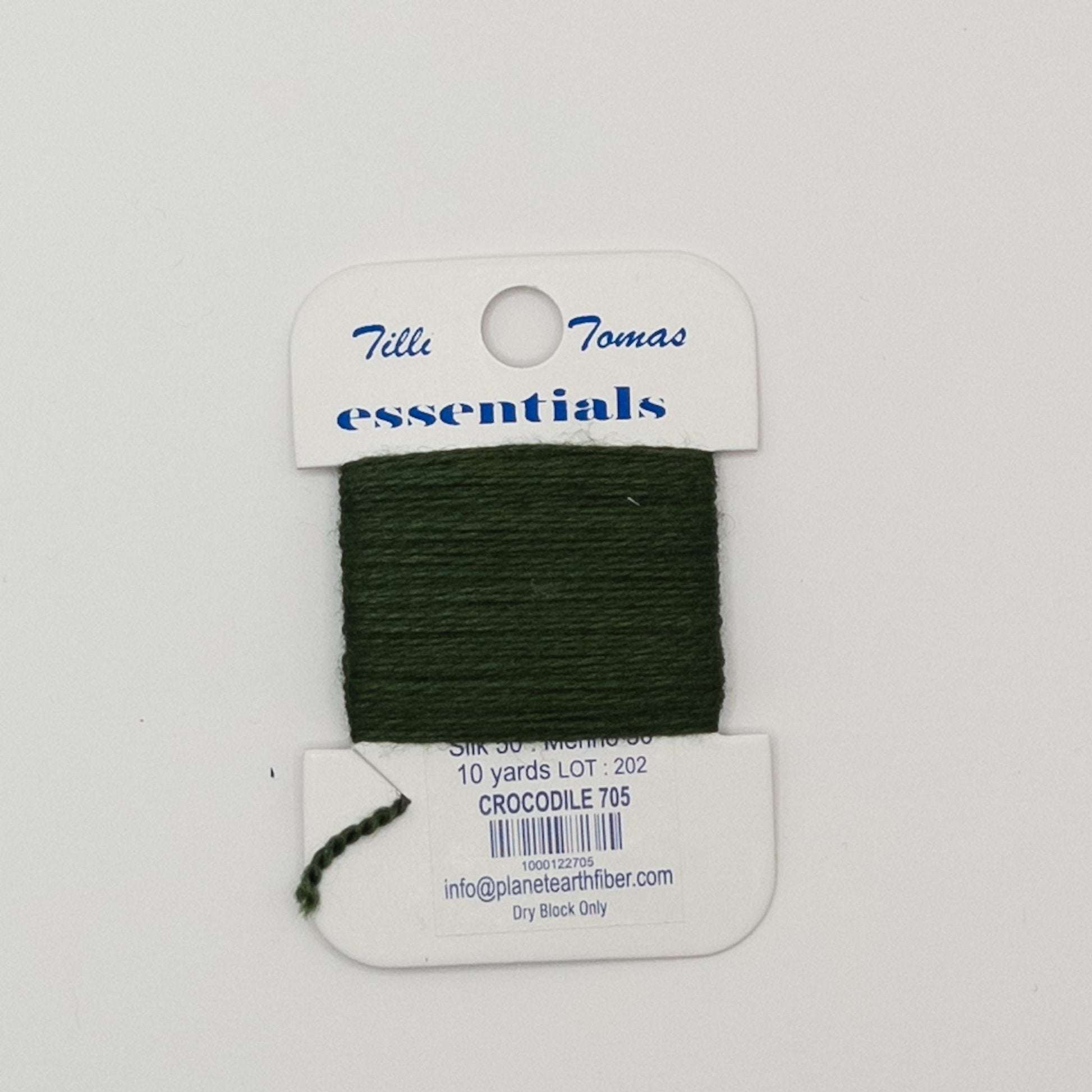 Tilli Tomas Essentials 705 Crocodile - Summertide Stitchery - Planet Earth Fibers